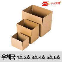 박스담아 우체국 택배박스 1호 2호 3호 4호 5호 6호 소형 미니 소량 낱개 대형 A골 B골 BA골, 우체국1호 220X190X90(20개)