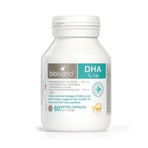 Bio Island 정품 바이오아일랜드 키즈 DHA 60캡슐 (어린이 오메가)