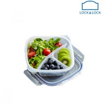 3칸 찬통 밀폐용기 소형 750ml 도시락 다이어트식기
