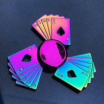 피젯스피너 금속 무지개 피젯 스피너 다채로운 EDC 핸드 스피너용 불안 방지 장난감 스트레스 해소 ADHD 손가락, [01] 1
