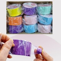 테이프 공 볼 만들기 끈끈이 찐득이 말랑이 탱탱볼 4.8cm 투명 실리콘 테이프 1m 3m, 투명실리콘 3m