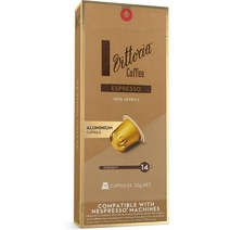 비토리아 에스프레소 네스프레소 호환 커피 캡슐 10캡슐 Vittoria Espresso Nespresso Compatible Coffee Capsules, 1팩