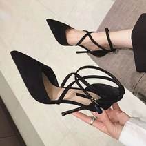 예쁜 구두 여성 NEW 명품 럭셔리 여자 발편한 면접 승무원 하이힐 슈즈 수제화 신발 빅사이즈 269