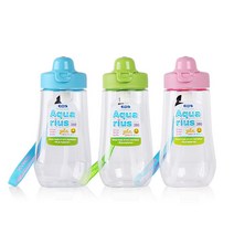 유아 빨대물병 380ml 소풍 어린이집 유치원 물병 물통, 그린