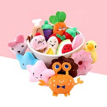 [애구애구] 삑삑 친구들 강아지장난감, 선택/달콤캔디, 상세설명 참조