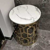 찻상 소형 다과상 트레이 티테이블 작은테이블 미니 협탁 탁자 사이드 럭셔리 대리석 커피 테, 2.B