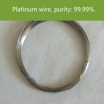 저온알루미늄용접봉 용융 용접순수 Pt 와이어 백금 전극 전기 영동 셀 순도: 99.99%., 01 0.02mmx100cm