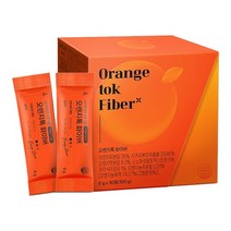 오렌지톡 화이버 차전자피 식이섬유 티, 1박스