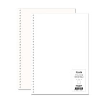 이글바인더 A4 30공 무선 무지 노트 리필 속지 내지 용지 양식지, 80g 백색 500매