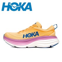 호카등산화 HOKA Bondi 8 남성용 스포츠 러닝화 미끄럼 방지 쿠션 러너화 라이프스타일 야외 스니커즈