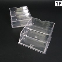 3단 명함 꽂이 홀더 투명 아크릴 대리 운전 거치대 스탠드 렉카 이사 청소 익스프레스