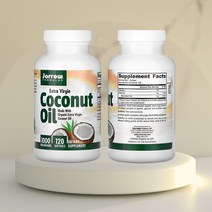 재로우포뮬러스 코코넛오일 캡슐 1000mg 120소프트젤 1통