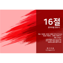 종이마을 전문가용 켄트지 220g 16절 100매, 100 매