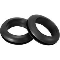 uxcell Wire Protector Oil Resistant Armature Rubber Grommet 20mm Inner Dia 200Pcs Black null, 1, 기타
