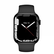 선박 us X8 프로 맥스 블루투스 통화 스마트 워치 심장 박동 피트니스 추적기 시계 시리즈 7 IWO14 Smartwatch 애플 화웨이 전화, [02] Black, [01] X8s Pro max