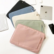 노트북 파우치 가방 케이스 13인치 14인치 15인치 16인치 lg그램 맥북에어m1 갤럭시북, 블랙