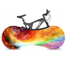 자전거커버 휠커버 덮개 사이클 MTB 픽시 실내보관 먼지덮개, 자전거커버_절충형(블랙)