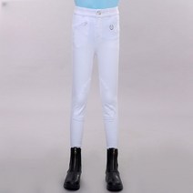 어린이 승마복 여름 주니어 승마 바지 여성용 남성용 승마장비 승마바지 대차마복 내마모성, 150, 하얀색