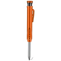 리필 리드 및 내장 샤프너가 있는 단단한 목수 연필 스크라이버 목재 바닥 마킹 목공, 04 1pcs orange pen