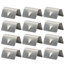 8/12pcs 디플렉터 채널 스테인레스 스틸 유지 클립 BMW 유니버설 피팅 자동차 액세서리, 12PCS