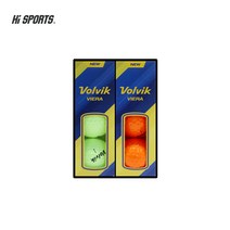 2023 NEW 볼빅 비에라 2피스 6구 칼라 비거리 골프공, 화이트