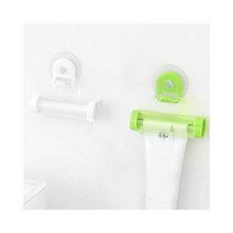 흡착식 치약짜개 디스펜서 튜브 링거 벽걸이, 초록 DC003405