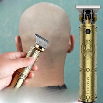 대머리면도기 스님 무선 휴대용 민머리 트리머 가정용, LCD 모델 + 대형 오일병