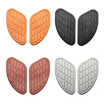 피트인 클래식 오토바이 레트로 니그립패드 탱크패드 보호패드, 레트로니그립패드(회색)