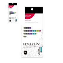 모나미 BAUHAUS 육각지우개연필세트 B 12본입 삼각연필 예쁜필기구 예쁜지우개 문구쇼핑몰 필기구도매 고급문구 초