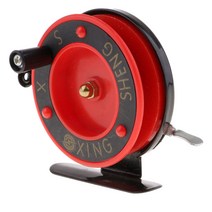 shangren 얼음 낚시 릴 휠 플라이 드럼 락 베이트 캐스팅 낚시베이스 잉어 송어, 설명, 설명, 레드