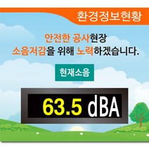 공사장미세먼지측정기 미세먼지전광판 비산먼지측정기 건설현장미세먼지 소음표시전광판 R-7번, R-3