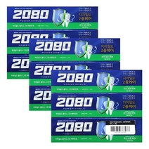 2080 파워쉴드 플러스 그린페퍼민트 치약 140g X 9개