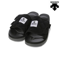 데상트 남녀공용 슬리퍼 KAMP SLIDE (캠프 슬라이드) SM423LSDO1_BLK