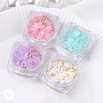 미니 꽃 구슬 믹스 파츠 레진 아트 공예 재료 R273, 3.퍼플