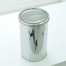서울리빙 국내생산 스텐 스윙휴지통 쓰레기통, 20리터