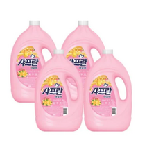 샤프란 아로마 바닐라핑크 용기 3.1L x 4개, 6세트
