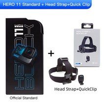 GoPro-히어로 11 블랙 액션 카메라 고프로 히어로, 128GB, 헤드스트랩 번들, 1개
