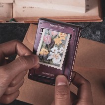 (위즈펌) 빈티지 우체통 다꾸 스티커, 씨에이지몰 영화