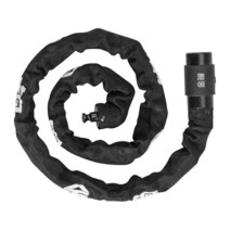 Security Anti-theft Lock with 2 Keys Portable Electric Scooter Motorcycle Bike Chain Cycling Bicycle, 01 Black