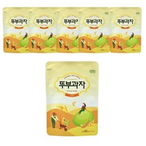 쿠키아 두부로 만든 오리지널 뚜부과자 50g 아이 어른 건강 간식 스낵, 6개