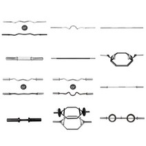 헬스프라자 홈트 바벨 역기봉 중량봉 헥스트랩바 경량봉 바디펌프바, 4.1700MM 경량봉, 1개