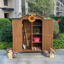 농기구보관함 조립식창고 전원주택 농막 이동식 농기구보관 야외 손쉬운설치 옥상 간이 조립식 A-188, E