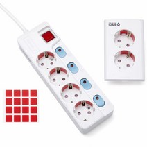 세이브에스 콘센트 멀티탭 소화기 화재예방 패치 붙이는 소화기 자동소화패치 (16개입), 16개입