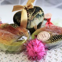 아보카도호호바 천연비누 10개 만들기 DIY 키트, 민무늬4구타원, 파프리카