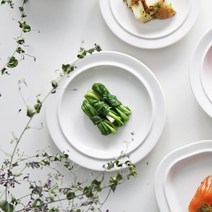 시라쿠스 메이플 디저트접시 17cm 7color, 라인블루, 1개