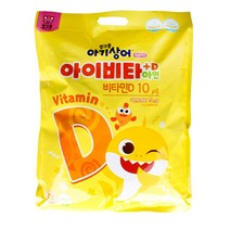 핑크퐁 아기상어 아이비타D+아연 1000정, 1개