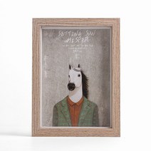 네이처 원목 사진액자 5x7 / 탁상선반액자