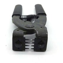 갈색가죽 가죽공예 집게형 치즐 그리프 일자, 1개