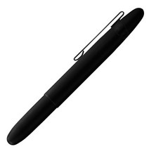 Fisher Space Pen 클립이 있는 매트 블랙 불렛 스페이스 펜, Black