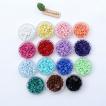 짱패브릭 인형 옷 만들기 (20개) 4mm 2구미니칼라단추, 라일락